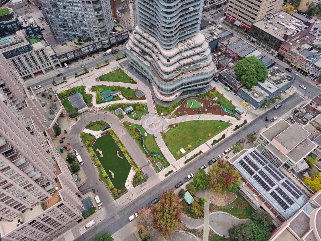 Dr Lillian McGregor Park Aerial View