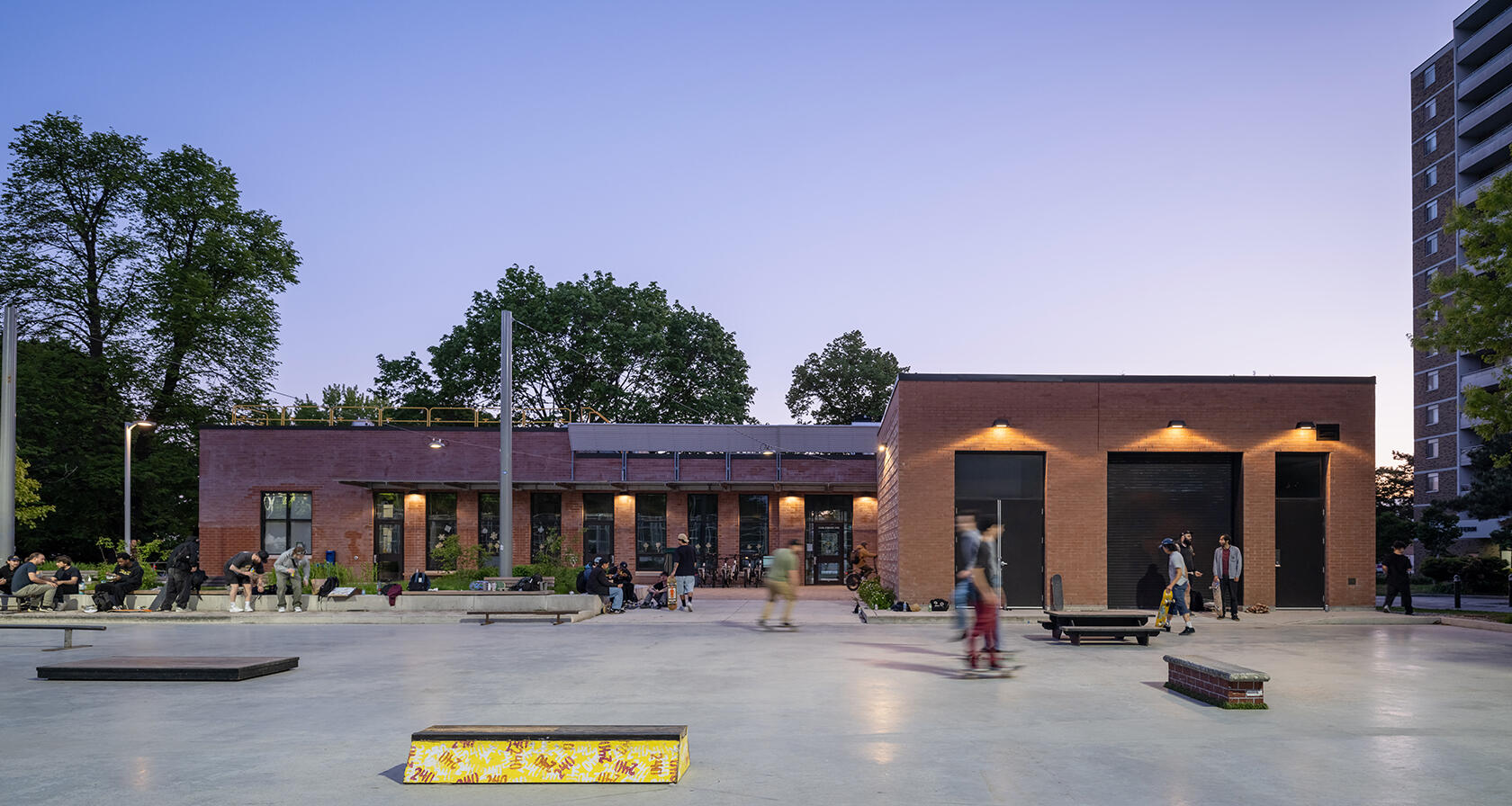 Dufferin Grove Park Clubhouse. Photo by Scott Norsworthy